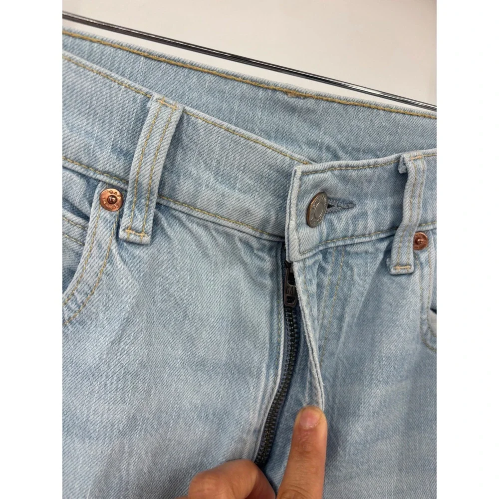 Gap‎ Vintage Flare High Rise Jeans Womens 29 8R Light Wash Denim Blue Boho